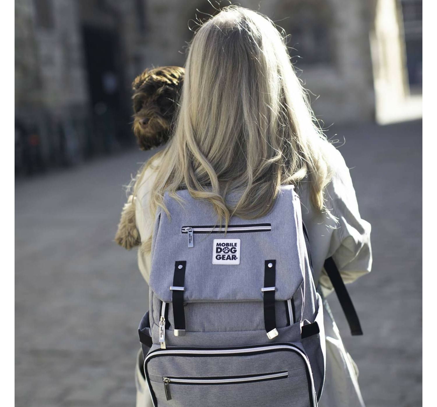  Mobile Dog Gear Mobile One Week Away Dog Backpack Grey