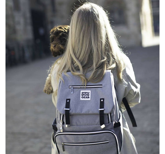  Mobile Dog Gear Mobile One Week Away Dog Backpack Grey