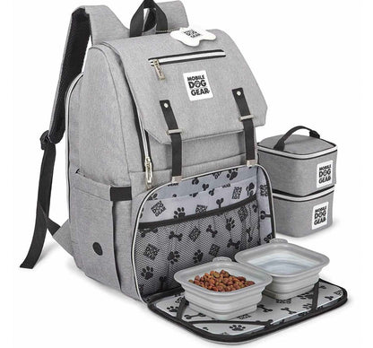  Mobile Dog Gear Mobile One Week Away Dog Backpack Grey