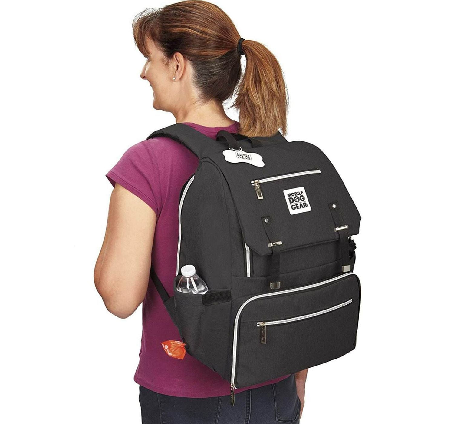  Mobile Dog Gear Mobile One Flap Week Away Backpack Black
