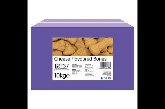  Pointer Cheese Flavour Bones Dog Treats 10kg