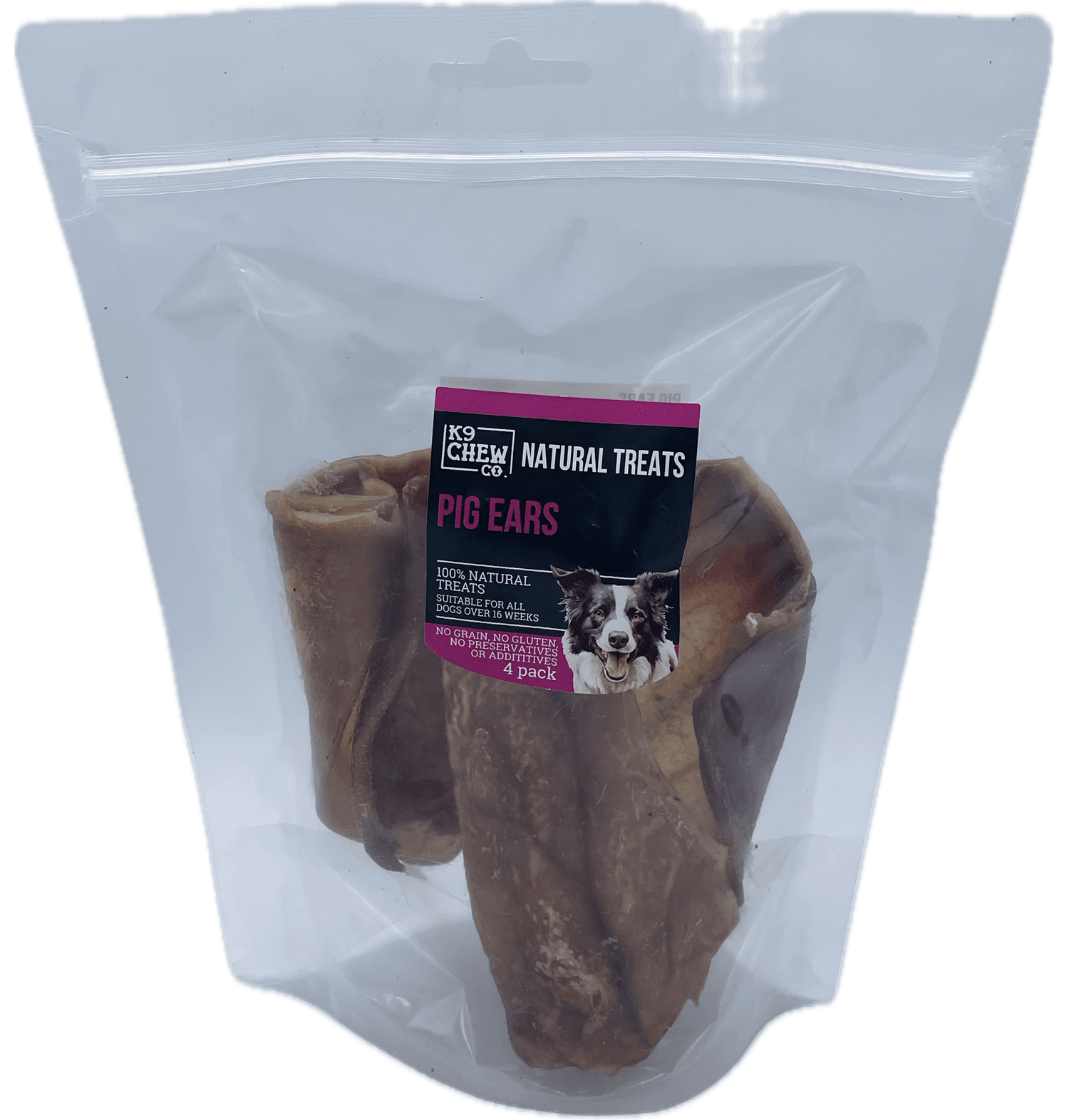  K9 Chew Co Pig Ears 4 Pcs
