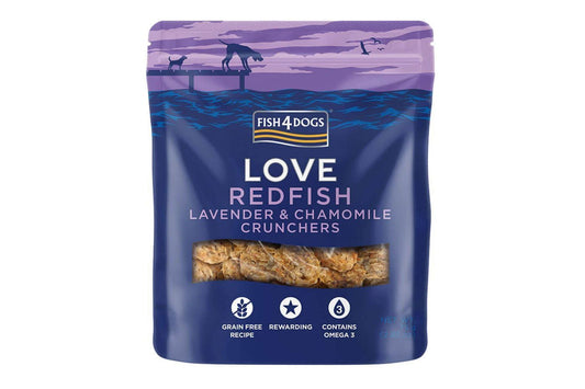  Fish4Dogs Redfish & Lavender CrunchersDog Treats