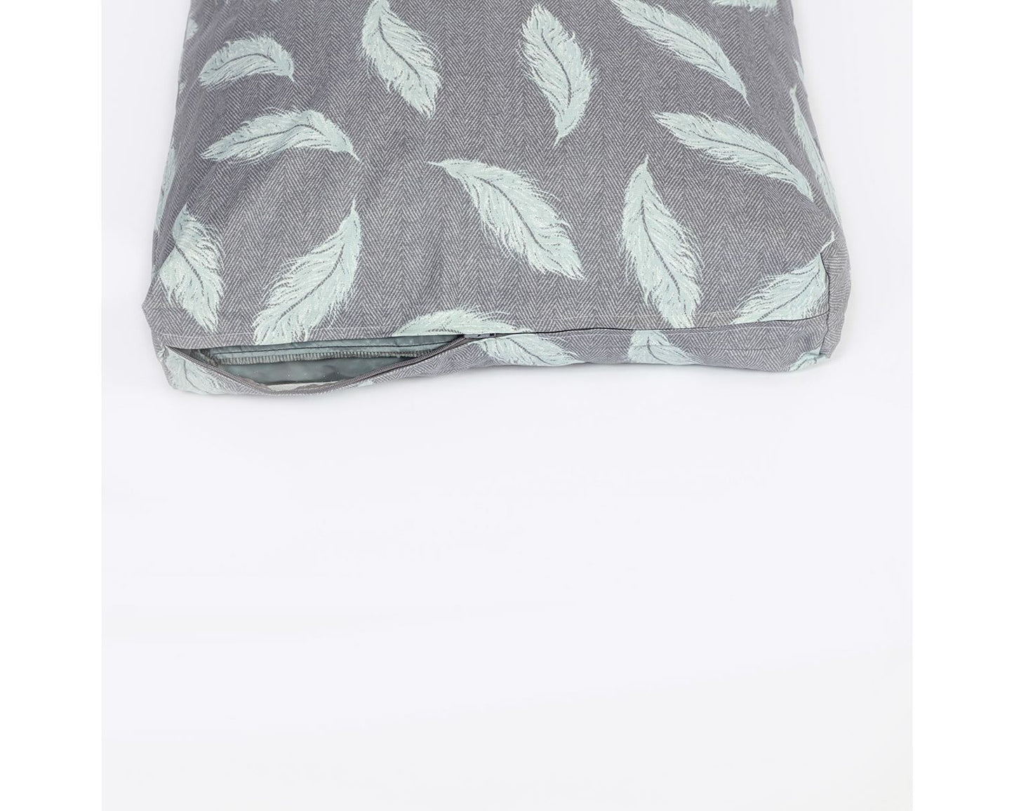  Danish Design Large Retreat Eco-wellness Feather Grey/ Duck Egg Duvet Cover