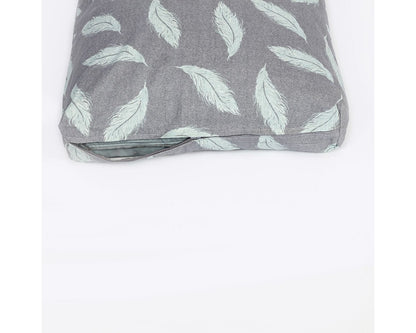  Danish Design Large Retreat Eco-wellness Feather Grey/ Duck Egg Duvet Cover