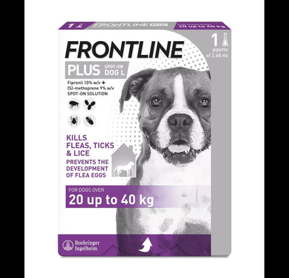  Frontline Plus Spot On For Large Dogs