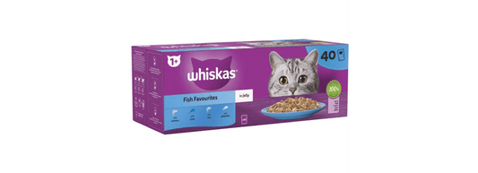  Whiskas 1+ Adult Fish Favourites In Jelly Wet Cat Food