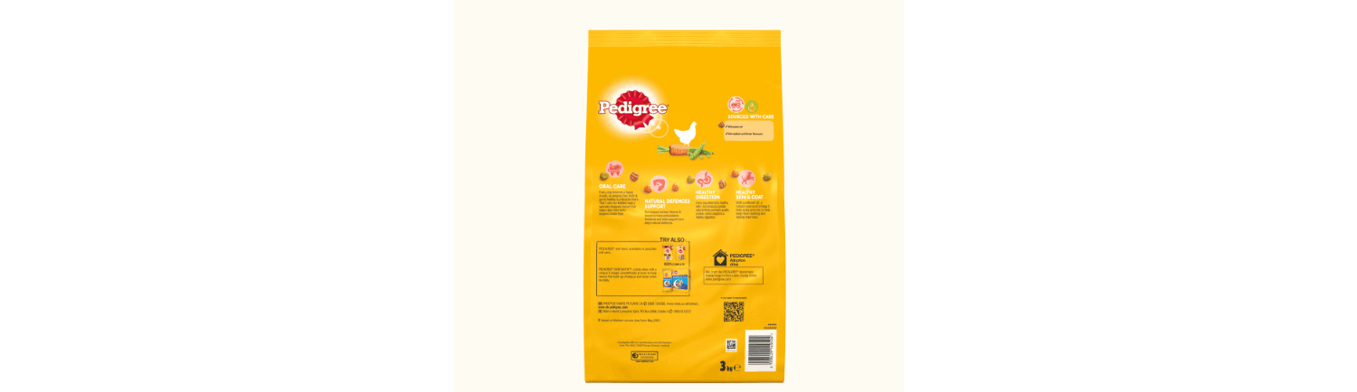  PEDIGREE COMPLETE Adult Small Dog Dry Poultry And Vegetables 3kg