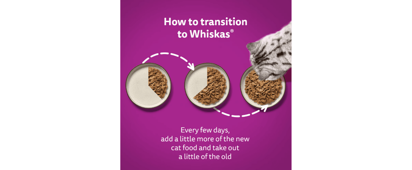  40 X Whiskas 1+ Adult Pouches Mixed Menu In Jelly Wet Cat Food 85g