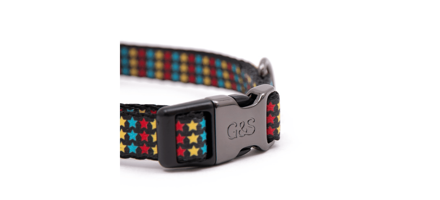  Great&Small Penrose Triple Star Black Collar