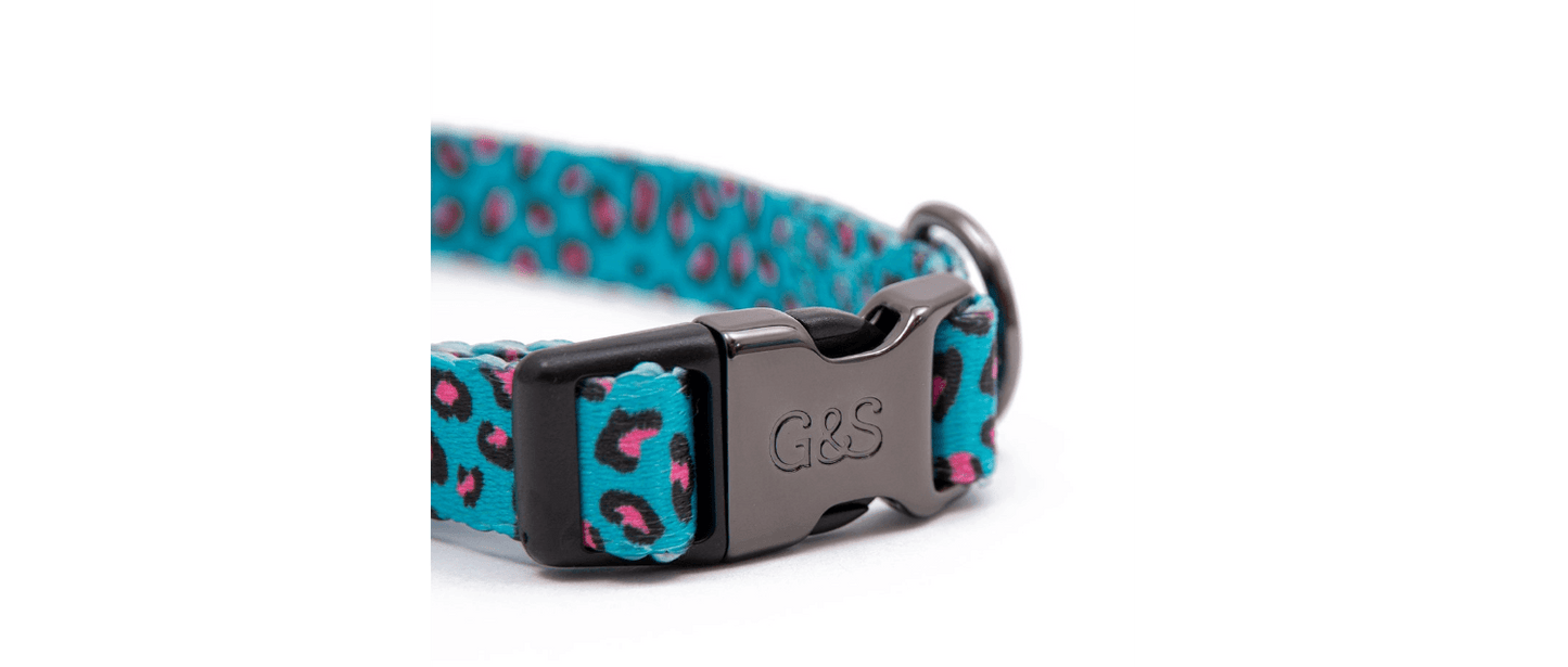  Great&Small Penrose Leopard Pink Spot Collar