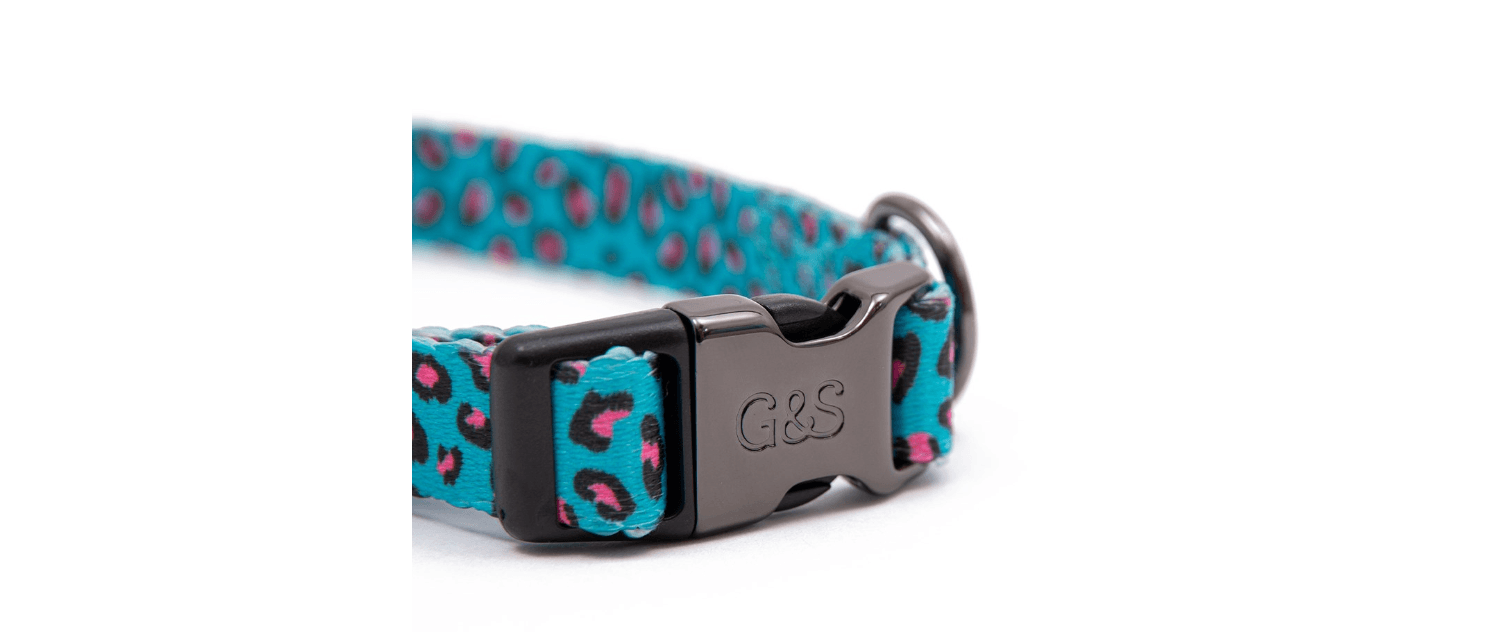  Great&Small Penrose Leopard Pink Spot Collar