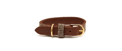  Great&Small Hawkhurst Tweed Leather Collar