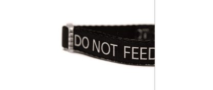  Great&Small Classic Do Not Feed Black Collar