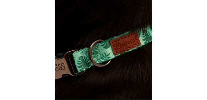  Great&Small Penrose Palm Leaf Green Collar