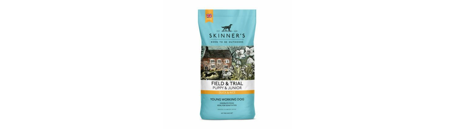  Skinners Field & Trial Puppy & Junior Duck And Rice Dry Dog Food