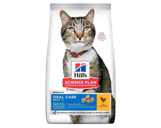  Hill's Science Plan Feline Oral Care Adult Cat Chicken