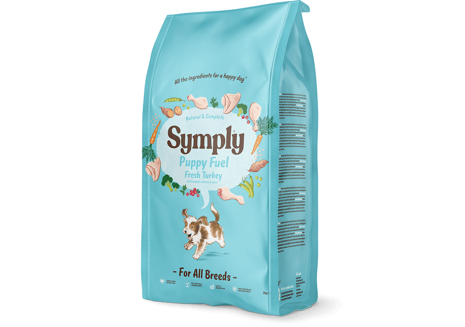  Symply Puppy Fuel Fresh Turkey Dry Dog Food
