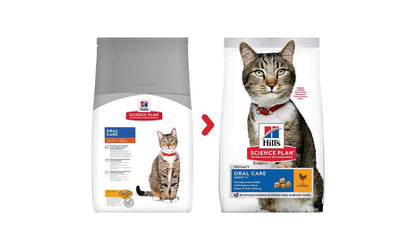  Hill's Science Plan Feline Oral Care Adult Cat Chicken