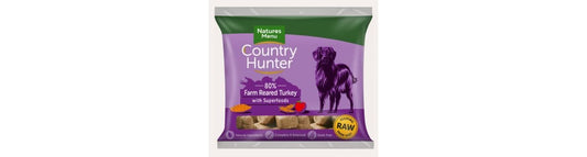  Country Hunter Farm Reared Turkey Raw Nuggets For Dogs
