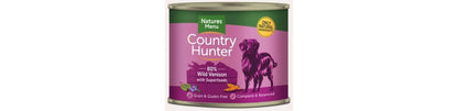  Country Hunter Wild Venison Wet Dog Food Can