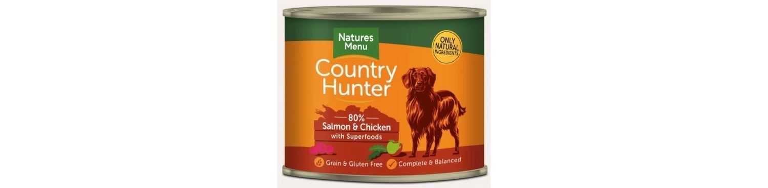  Country Hunter Salmon & Chicken Wet Dog Food Can