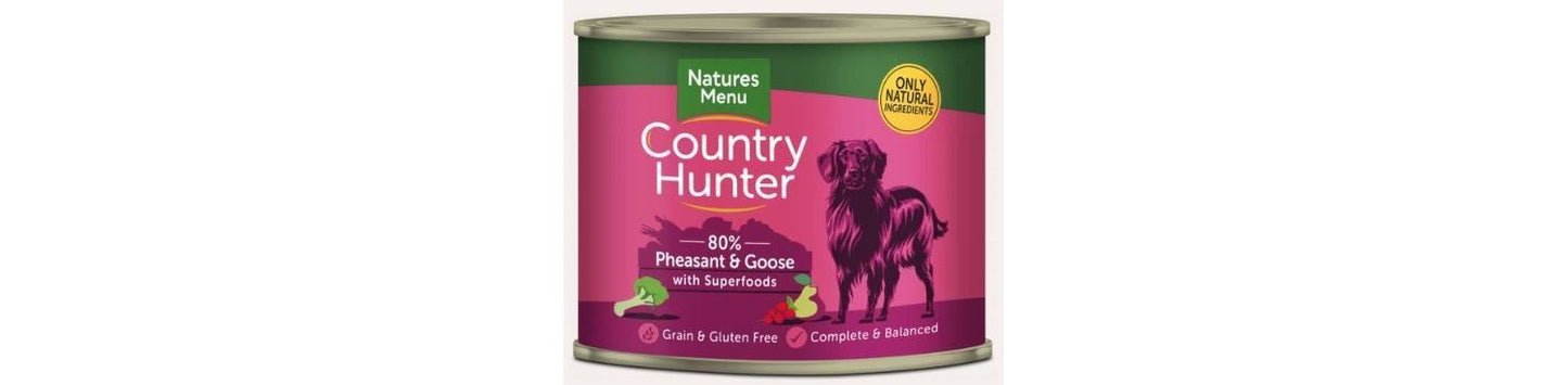  Country Hunter Pheasant & Goose Wet Dog Food Can