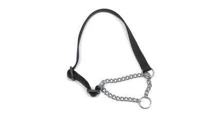  Ancol Heritage Nylon & Chain Black Check Collar