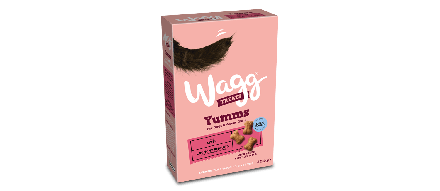  5 X Wagg Mmms Dog Biscuits With Liver 400g