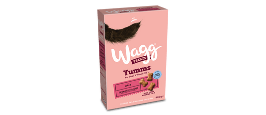  5 X Wagg Mmms Dog Biscuits With Liver 400g
