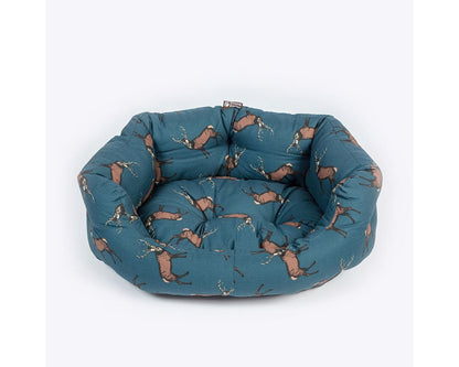  Danish Design Woodland Blue Stag Deluxe Slumber Dog Bed