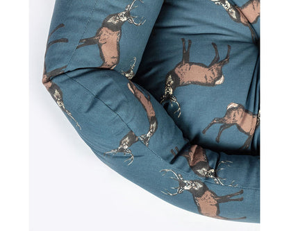  Danish Design Woodland Blue Stag Deluxe Slumber Dog Bed
