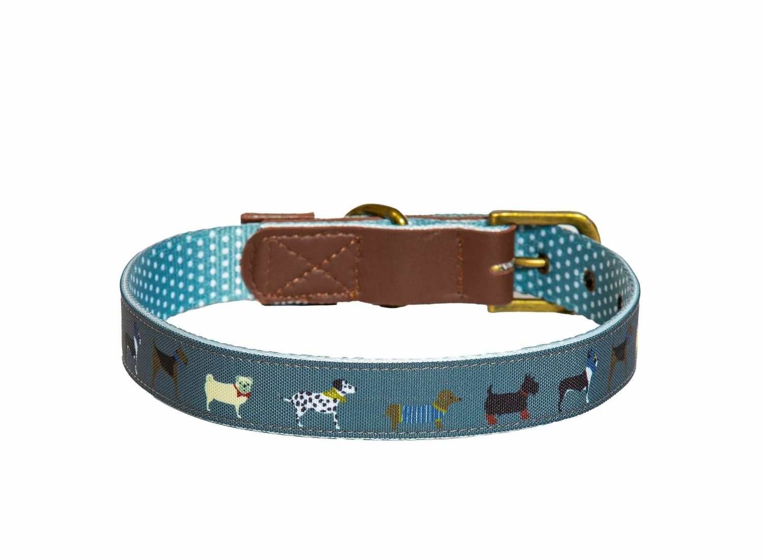  FatFace Marching Dogs Collar