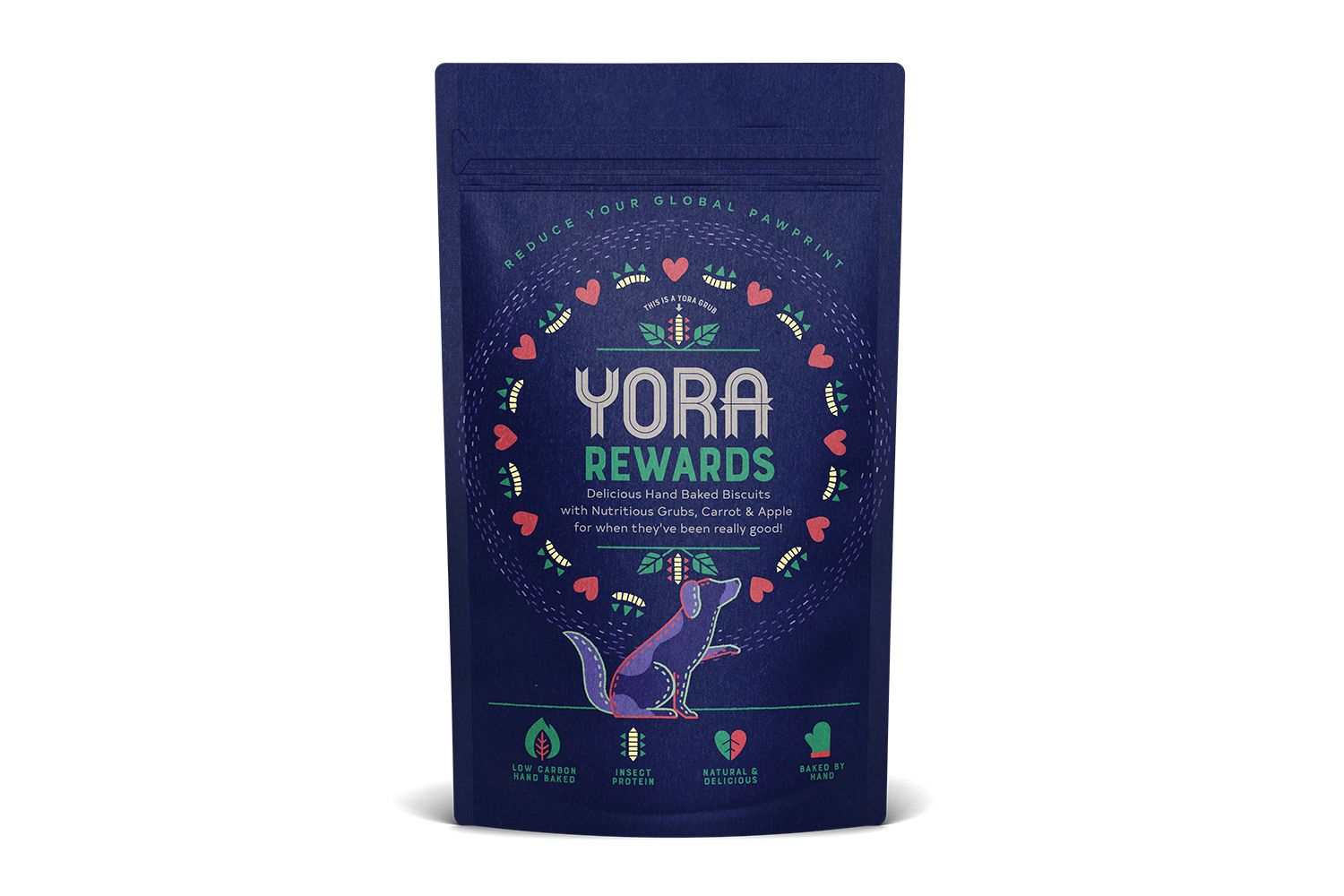  Yora Rewards Carrot & Apple Hand Baked Biscuits For Dogs